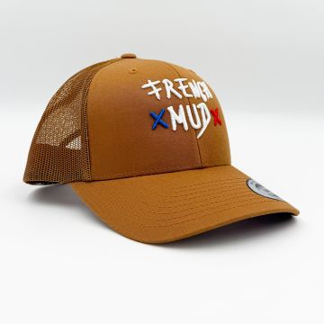 Casquette lettrage 3D caramel