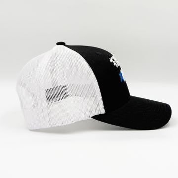 Casquette lettrage 3D black and white