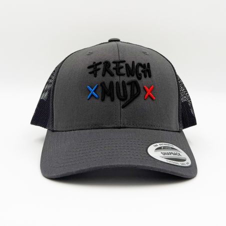 Casquette lettrage 3D dark grey