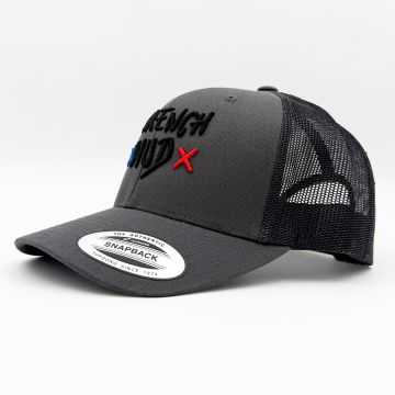 Casquette lettrage 3D dark grey