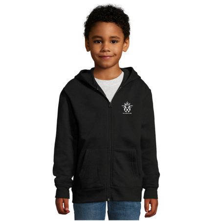 Sweat à capuche zippé enfant BMX pays de vitré