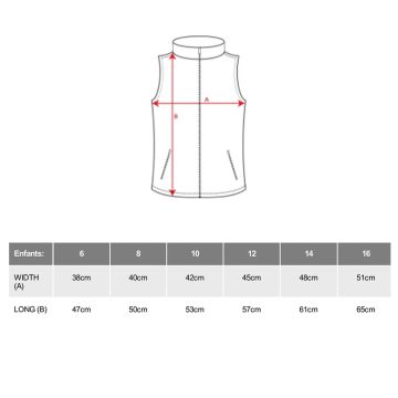 Enfant doudoune sans manches Nord BMX Enfant doudoune sans manches Nord BMX