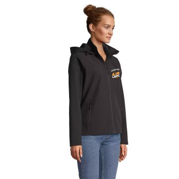 Softshell capuche femme UVCA Troyes BMX