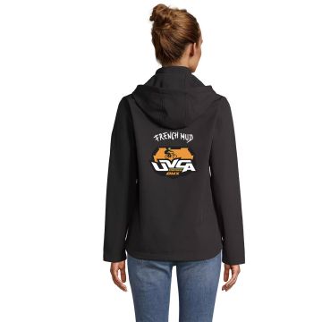 Softshell capuche femme UVCA Troyes BMX