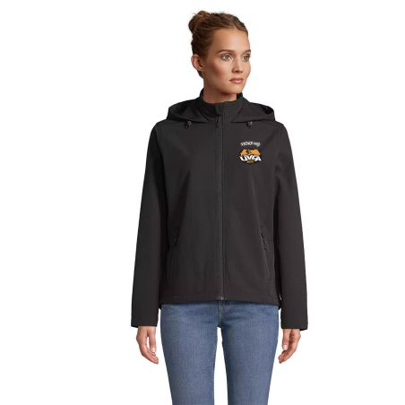 Softshell capuche femme UVCA Troyes BMX