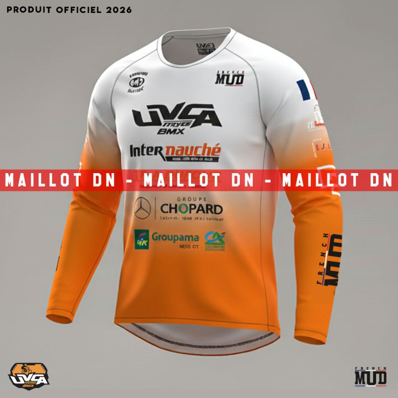 maillot DN visionr ultra slim UVCA Troyes BMX
