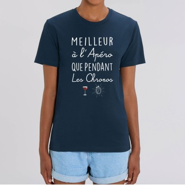 TSHIRT Unisexe MEILLEUR A L'APERO QU'AUX CHRONOS