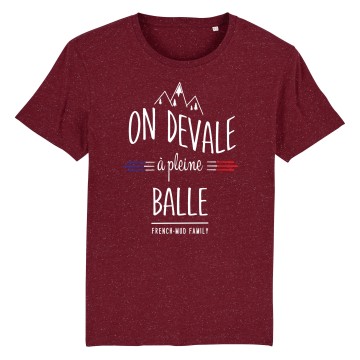 TSHIRT Unisexe ON DEVALE A PLEINE BALLE