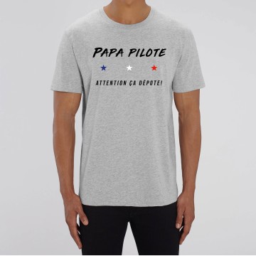 TSHIRT "PAPA PILOTE" Homme