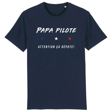 TSHIRT Unisexe PAPA PILOTE