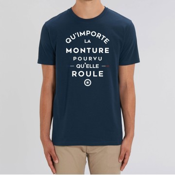 TSHIRT "QU'IMPORTE LA MONTURE" Homme