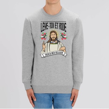 SWEAT "LEVE TOI ET RIDE" Homme