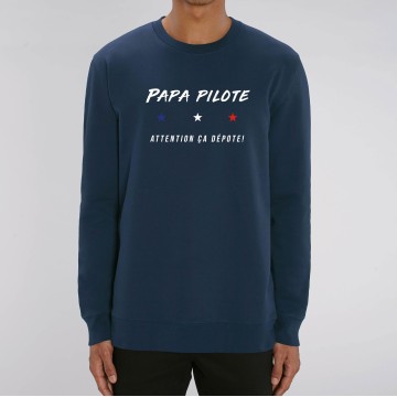 SWEAT Unisexe PAPA PILOTE