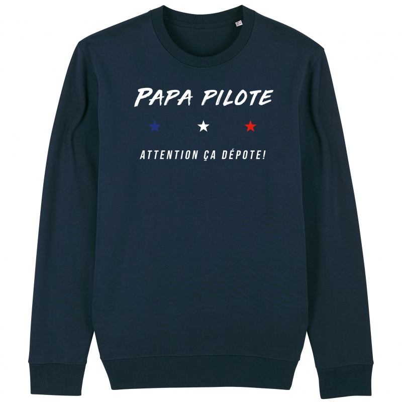 SWEAT Unisexe PAPA PILOTE