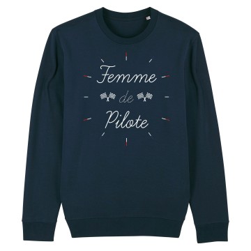 SWEAT Unisexe FEMME DE PILOTE