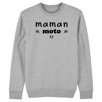 SWEAT "MAMAN MOTO" Femme