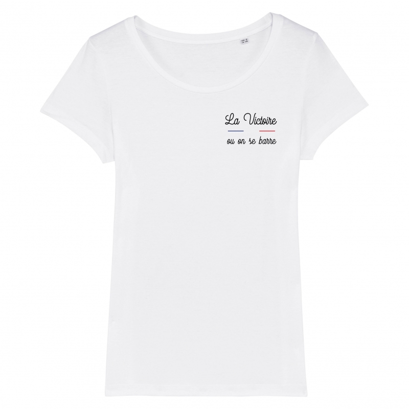 TSHIRT Femme LA VICTOIRE OU ON SE BARRE TSHIRT Femme LA VICTOIRE OU ON SE BARRE