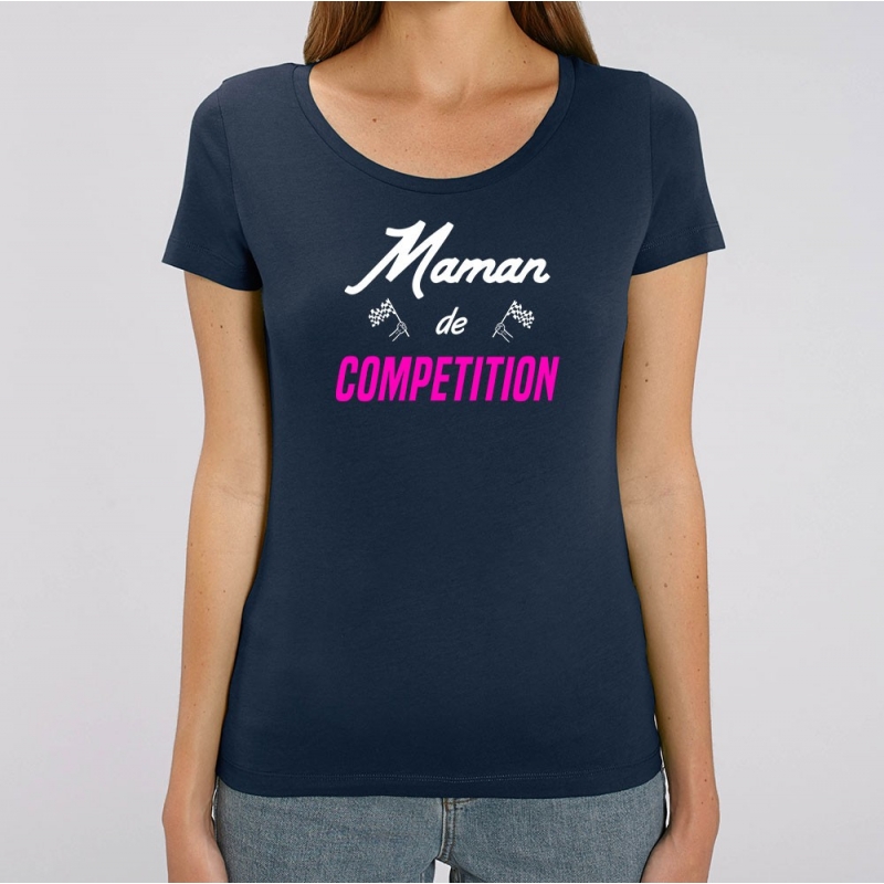 TSHIRT Femme MAMAN DE COMPETITION