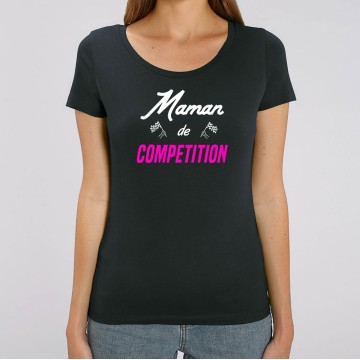 TSHIRT Femme MAMAN DE COMPETITION
