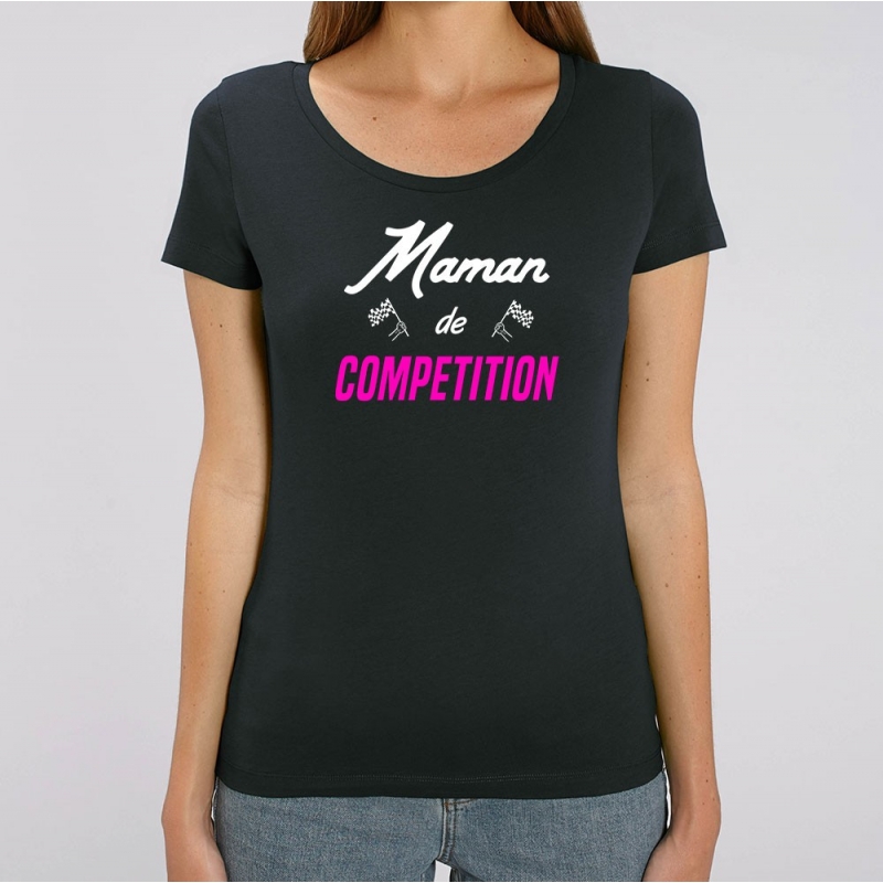 TSHIRT Femme MAMAN DE COMPETITION