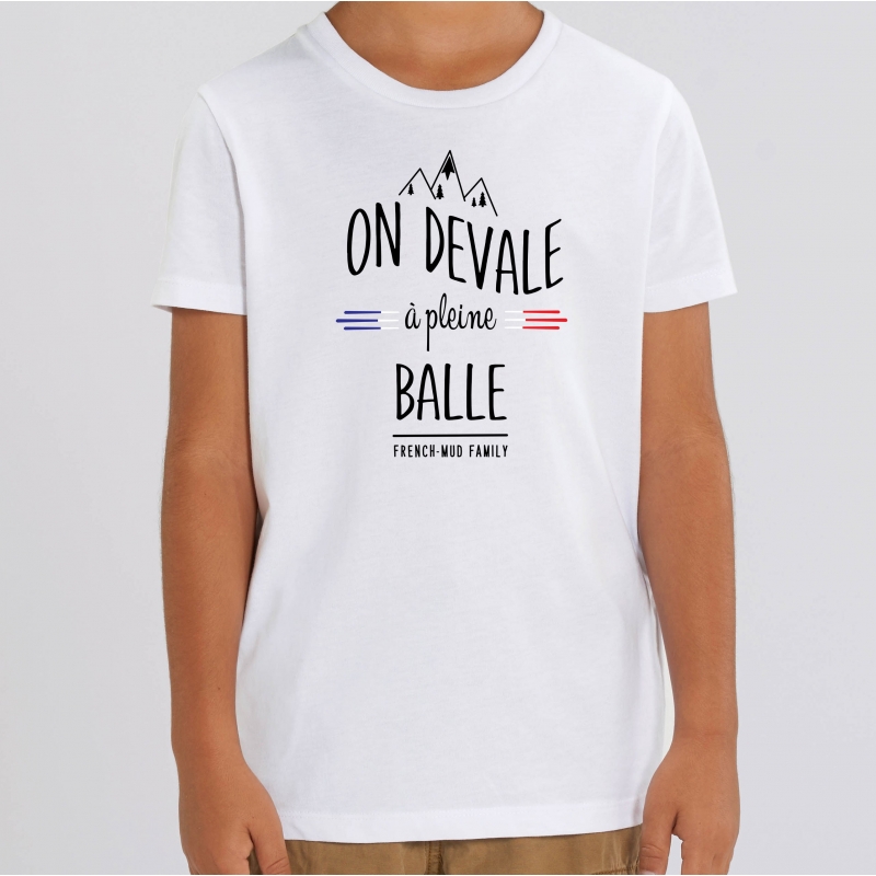 TSHIRT Enfant ON DEVALE A PLEINE BALLE TSHIRT Enfant ON DEVALE A PLEINE BALLE