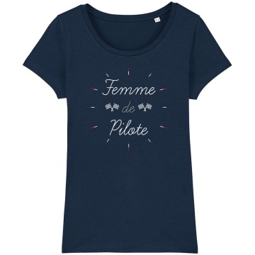 TSHIRT "FEMME DE PILOTE" Femme