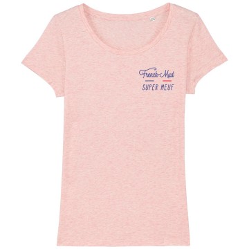 TSHIRT "FRENCH MUD SUPER MEUF" Femme