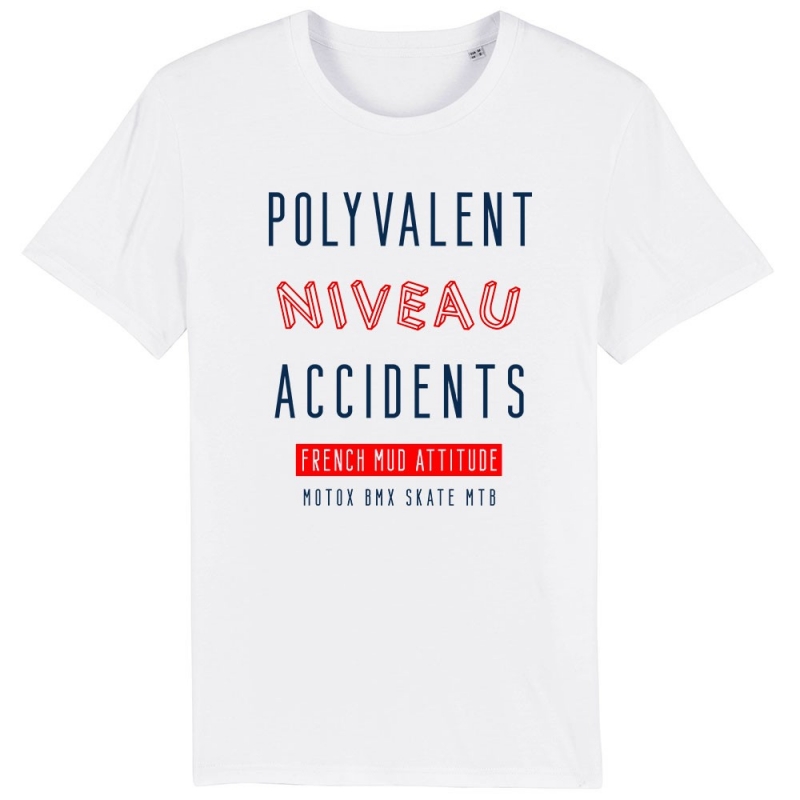 TSHIRT unisexe POLYVALENT NIVEAU ACCIDENTS