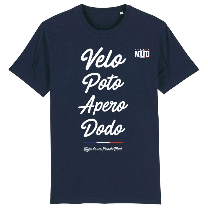 TSHIRT Unisexe VELO POTO APERO DODO TSHIRT Unisexe VELO POTO APERO DODO