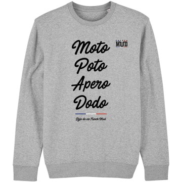 SWEAT Unisexe MOTO POTO APERO DODO