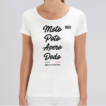 TSHIRT Femme MOTO POTO APERO DODO