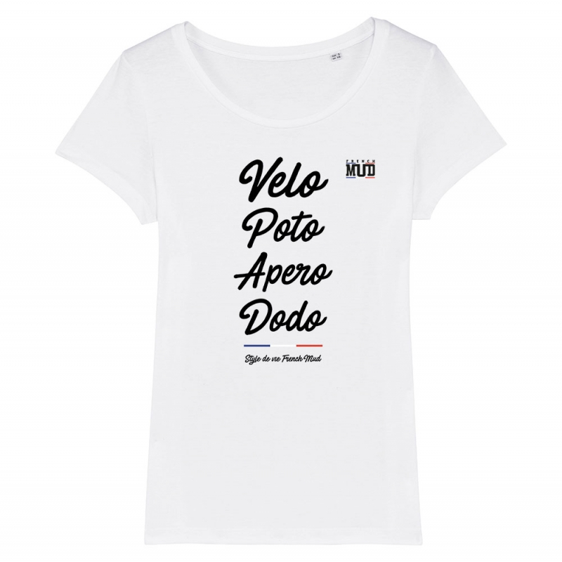 TSHIRT Femme VELO POTO APERO DODO