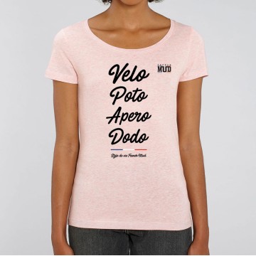 TSHIRT "VELO POTO APERO DODO" Femme