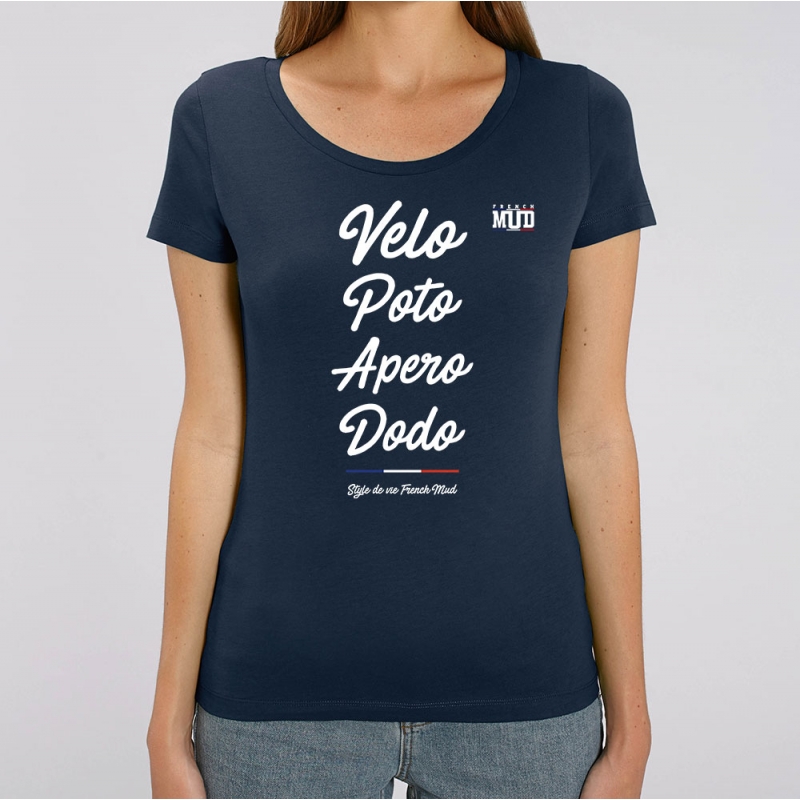 TSHIRT Femme VELO POTO APERO DODO