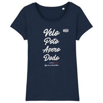 TSHIRT Femme VELO POTO APERO DODO