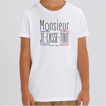 TSHIRT Enfant MR JE CASSE TOUT