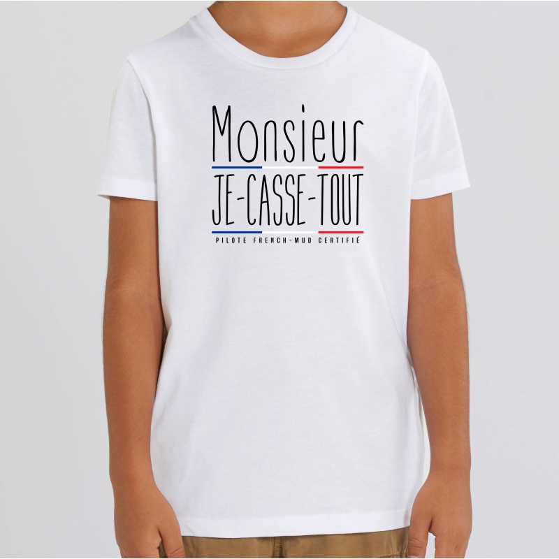 TSHIRT Enfant MR JE CASSE TOUT