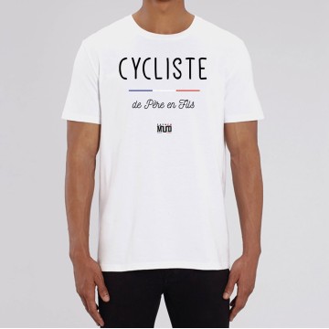 TSHIRT Unisexe CYCLISTE DE PÃˆRE EN FILS