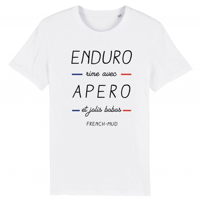TSHIRT Unisexe ENDURO RIME AVEC APERO ET BOBOS TSHIRT Unisexe ENDURO RIME AVEC APERO ET BOBOS