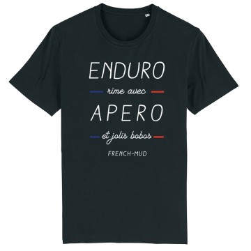 TSHIRT "ENDURO RIME AVEC APERO ET BOBOS" Homme