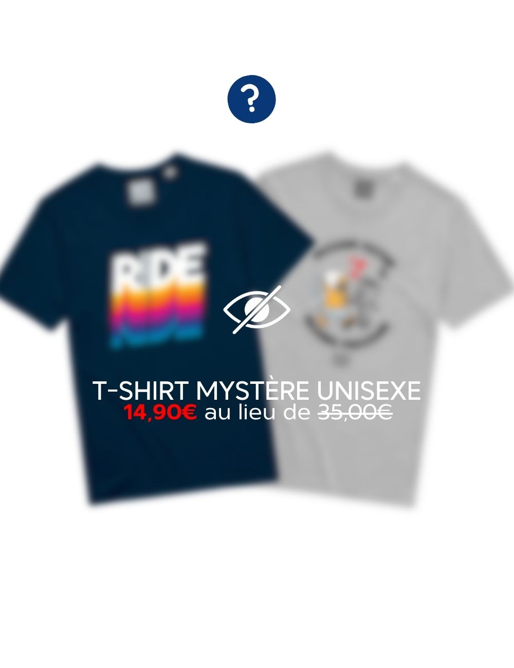 T-Shirt mystère unisexe