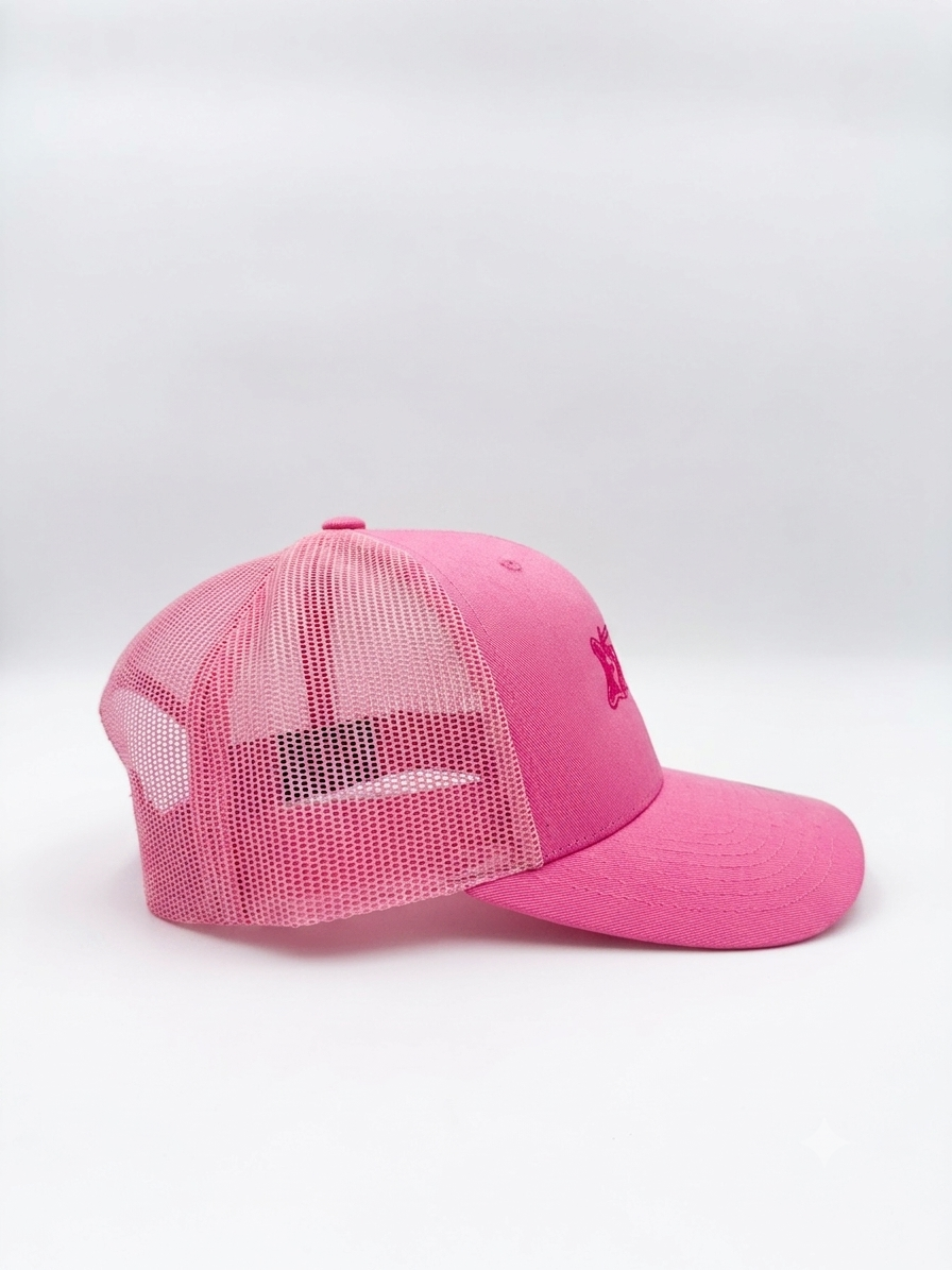 Casquette Trucker French-MUD Glossy – Rose