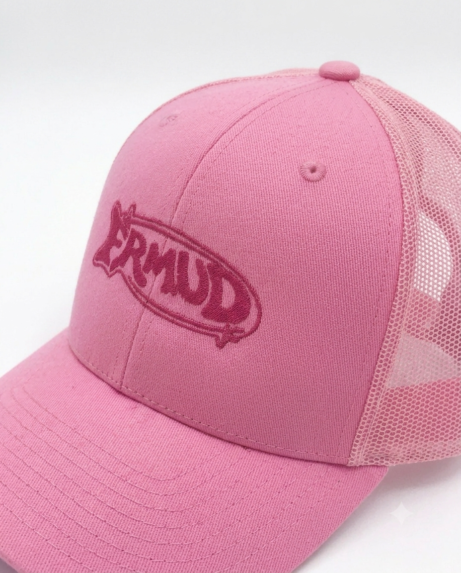 Casquette Trucker French-MUD Glossy – Rose