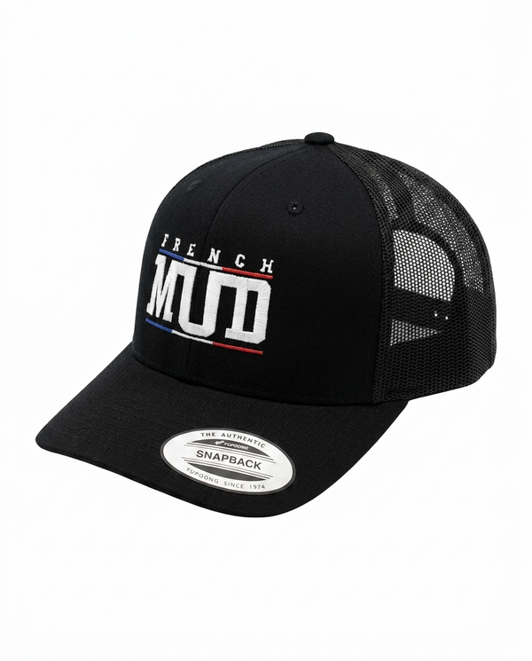 Casquette Trucker Motocross Pro Model Black | French-MUD