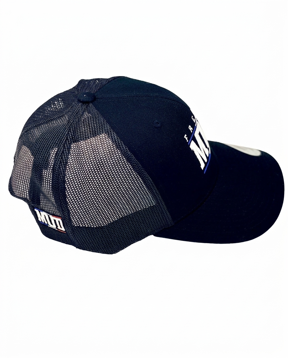 Casquette Trucker Motocross Pro Model Black | French-MUD