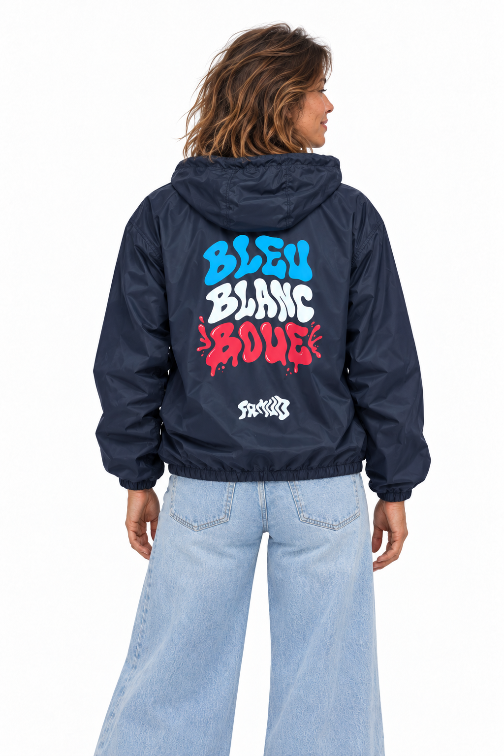 Coupe-vent "Bleu Blanc Boue" déperlant