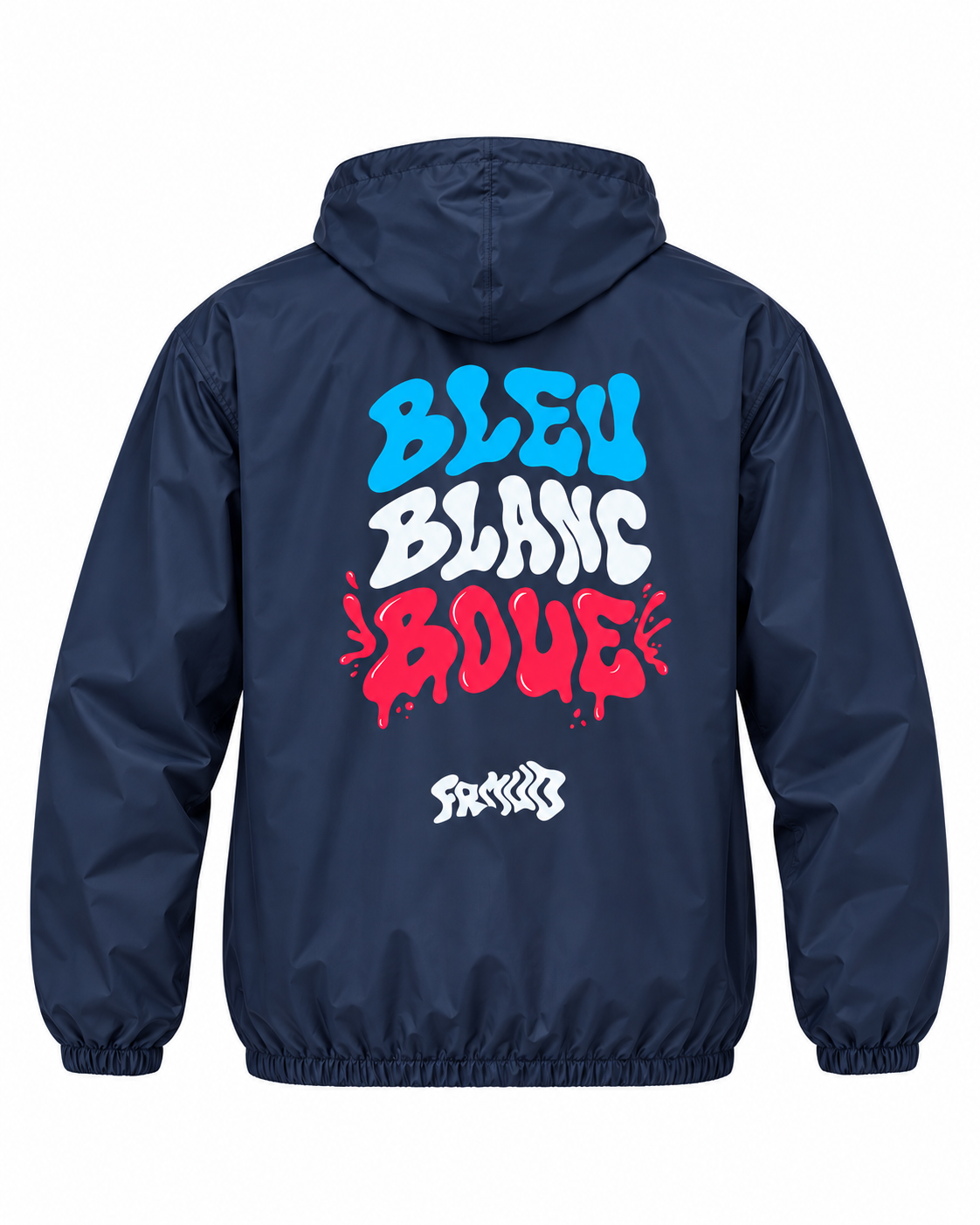 Coupe-vent "Bleu Blanc Boue" déperlant