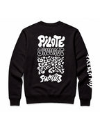Sweat col rond "Pilote sauvage" Unisexe
