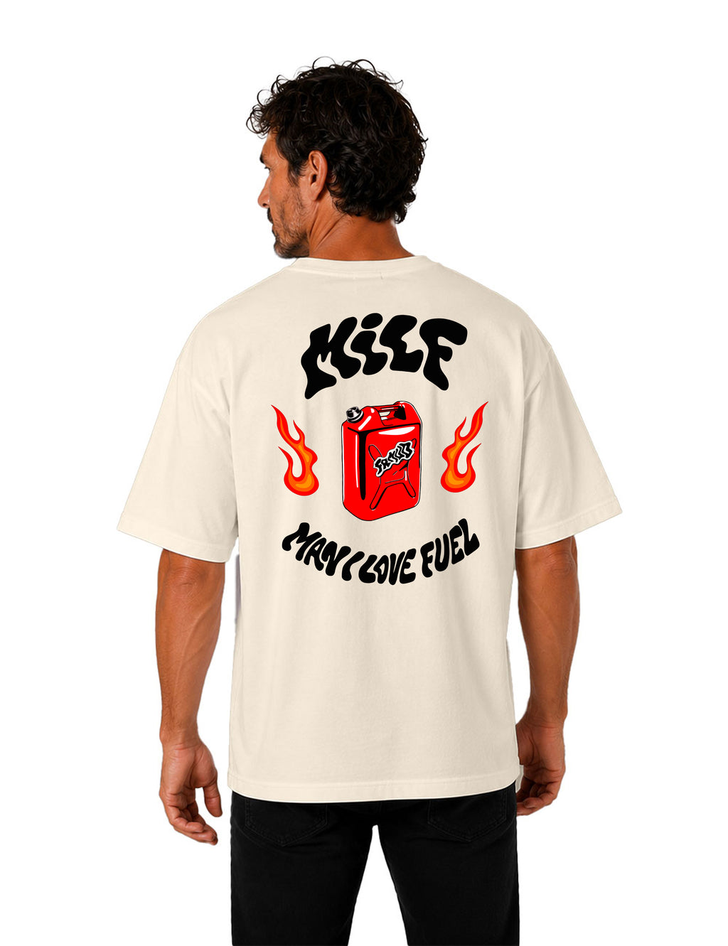 T-Shirt "MILF - Man I Love Fuel" Natural Unisexe