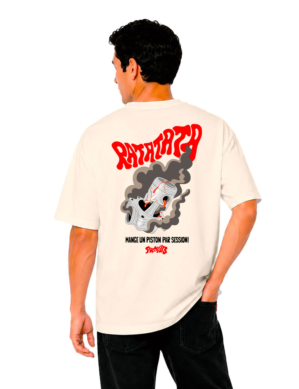 T-Shirt "RATATATA" Natural Unisexe